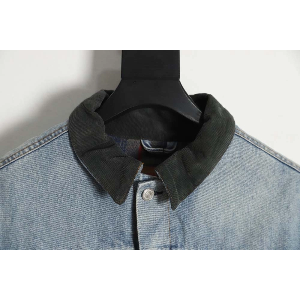 Stussy x Levis Stussi x Levis 23ss anniversary relief limited denim suit jacket,Stussy Jacket,Jacket,APPAREL