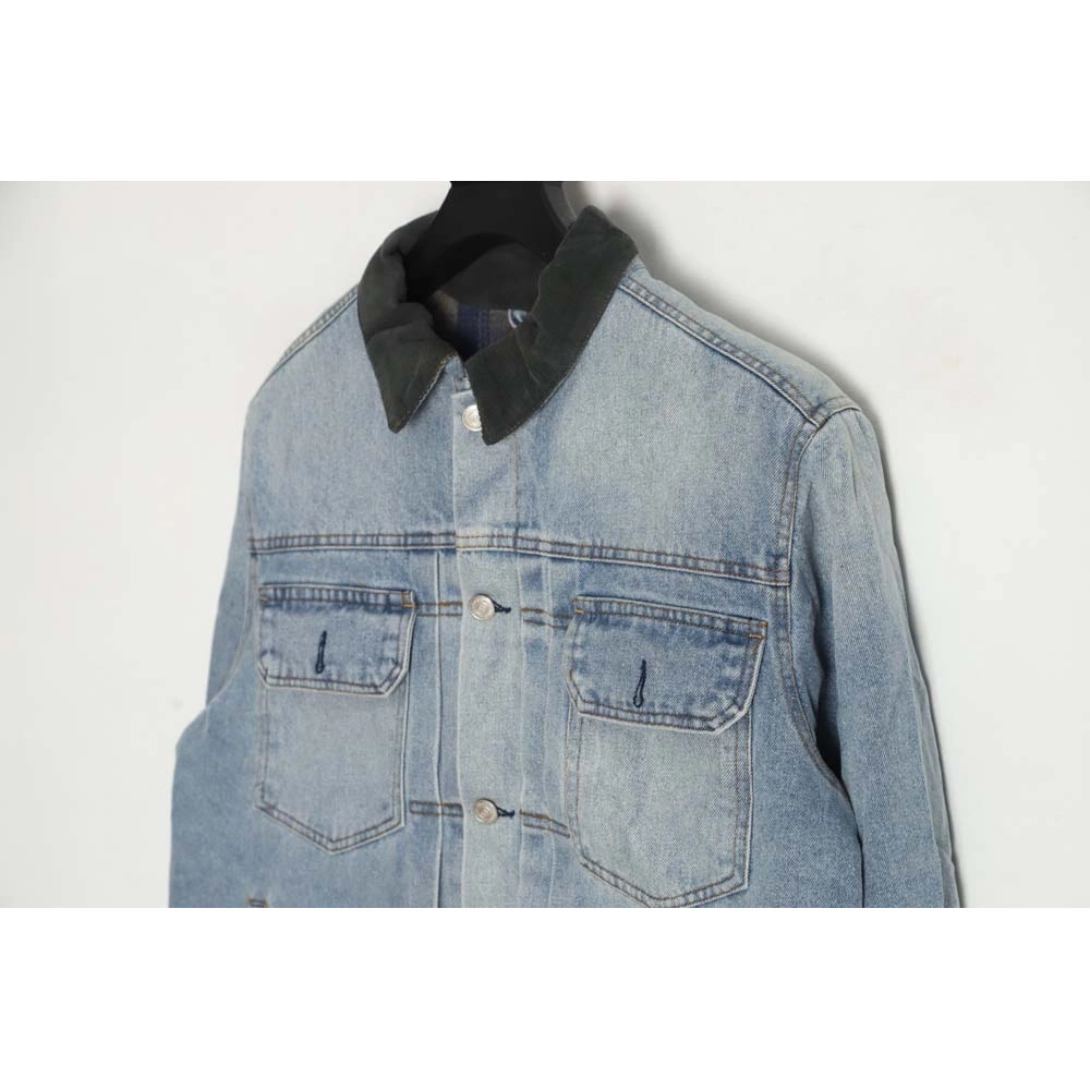 Stussy x Levis Stussi x Levis 23ss anniversary relief limited denim suit jacket,Stussy Jacket,Jacket,APPAREL