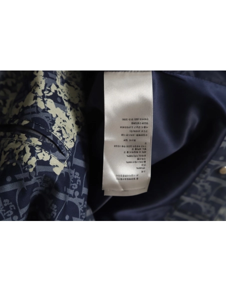 Dior 23ss new full printed old flower zipper jacket,Dior Jacket,Jacket,APPAREL