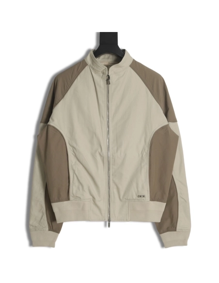 Dior 23ss autumn and winter new stand collar long sleeve flight jacket,Dior Jacket,Jacket,APPAREL