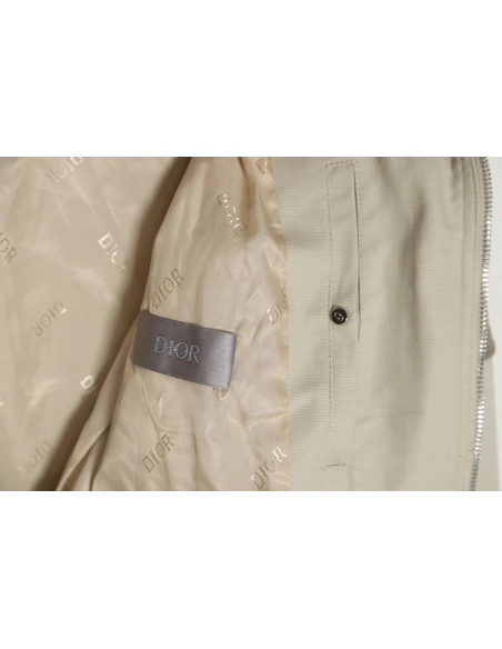 Dior 23ss autumn and winter new stand collar long sleeve flight jacket,Dior Jacket,Jacket,APPAREL