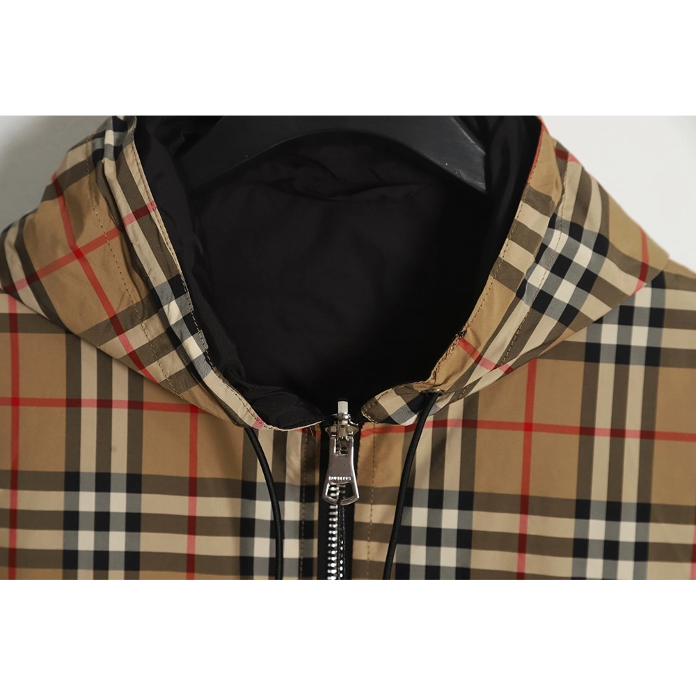 Burberry classic small plaid reversible jacket,Burberry Jacket,Jacket,APPAREL