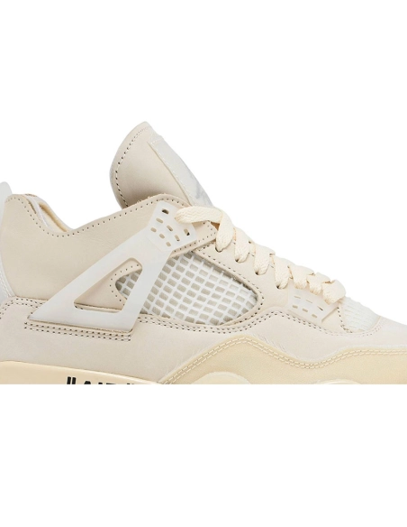 OffWhite x Air Jordan 4 Sail CV9388 100,AIR JORDAN 4,Air Jordan