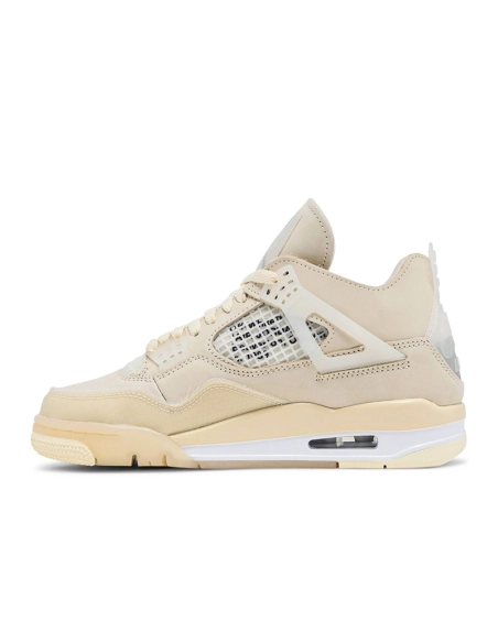 OffWhite x Air Jordan 4 Sail CV9388 100,AIR JORDAN 4,Air Jordan