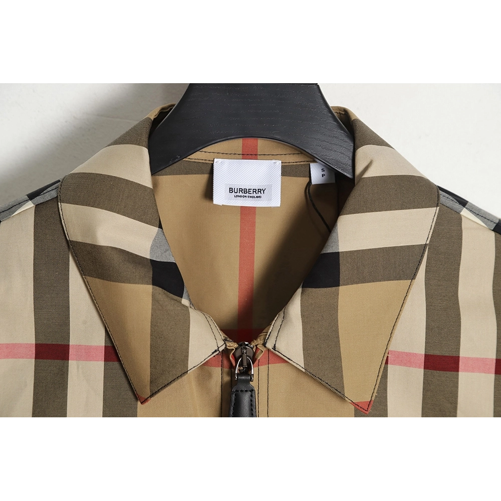 Burberry BBR 23SS Plaid Lapel Shirt Jacket,Burberry Jacket,Jacket,APPAREL