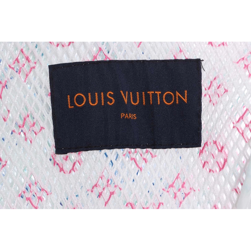 Louis Vuitton Gradient Presbyopia Mesh Hooded Jacket TSK1,Louis Vuitton Jacket,Jacket,APPAREL