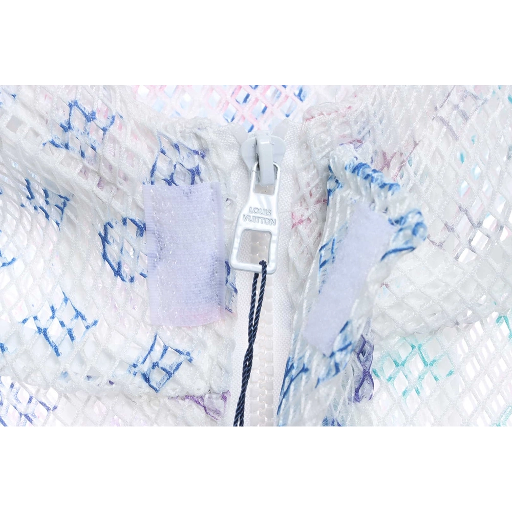 Louis Vuitton Gradient Presbyopia Mesh Hooded Jacket TSK1,Louis Vuitton Jacket,Jacket,APPAREL