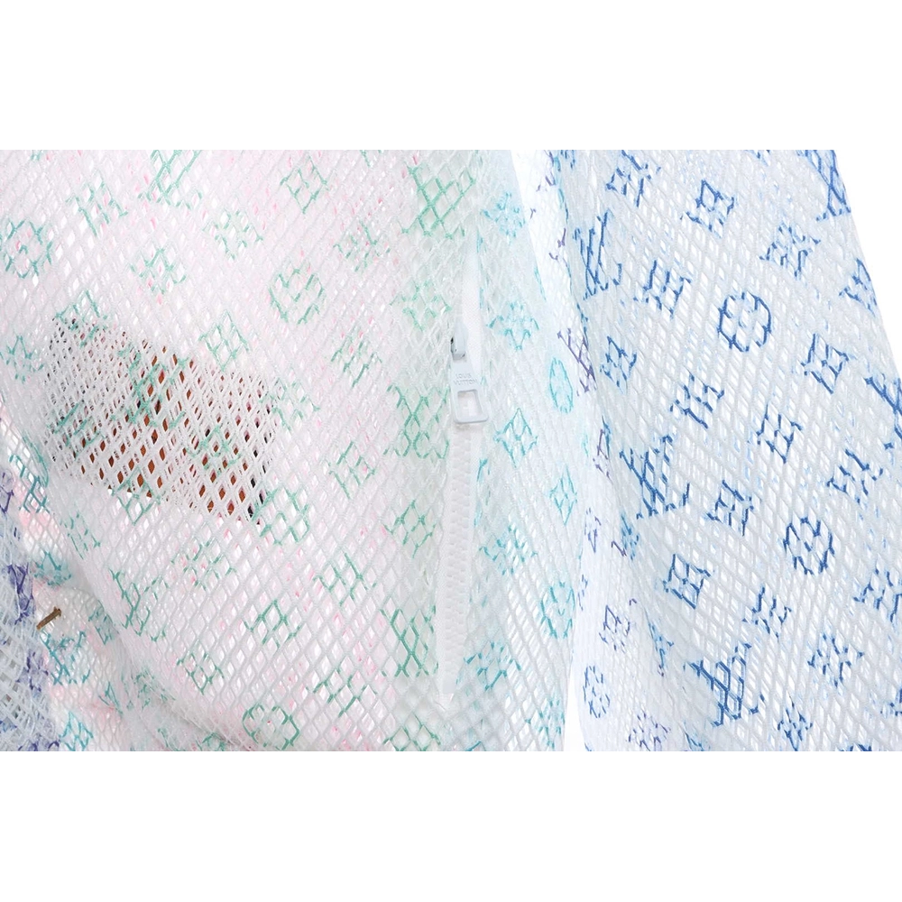 Louis Vuitton Gradient Presbyopia Mesh Hooded Jacket TSK1,Louis Vuitton Jacket,Jacket,APPAREL