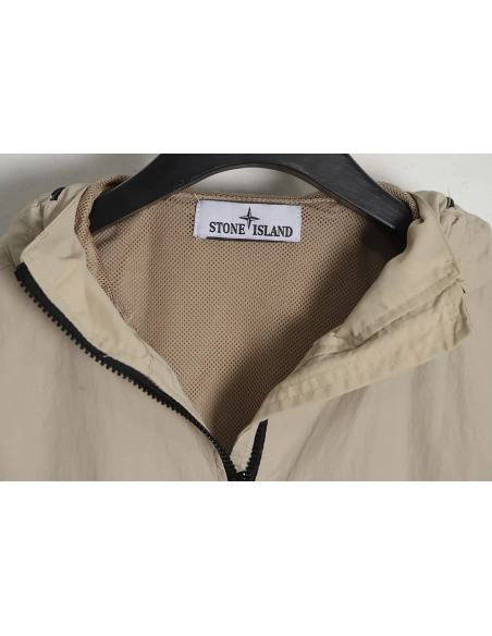 STONE ISLAND 23SS Solid Color Zipper Hooded Jacket,Stone Island Jacket,Jacket,APPAREL