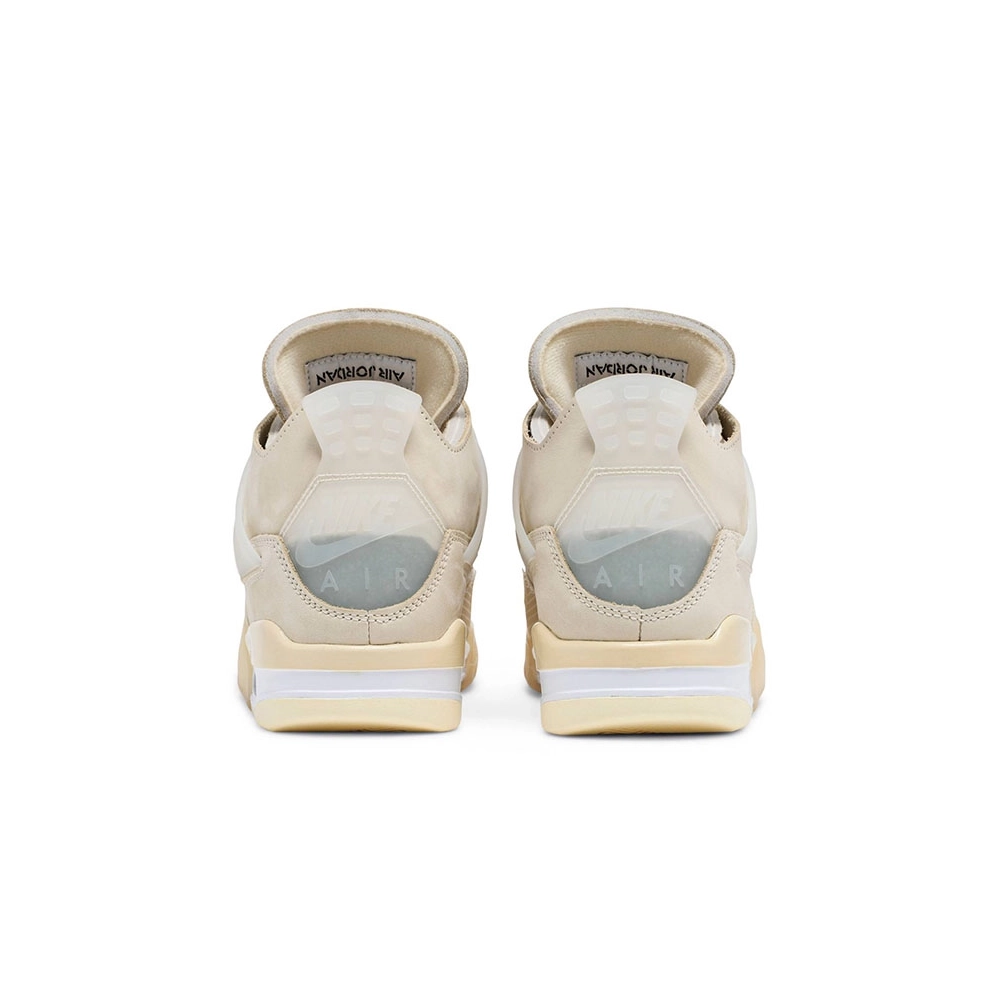 OffWhite x Air Jordan 4 Sail CV9388 100,AIR JORDAN 4,Air Jordan
