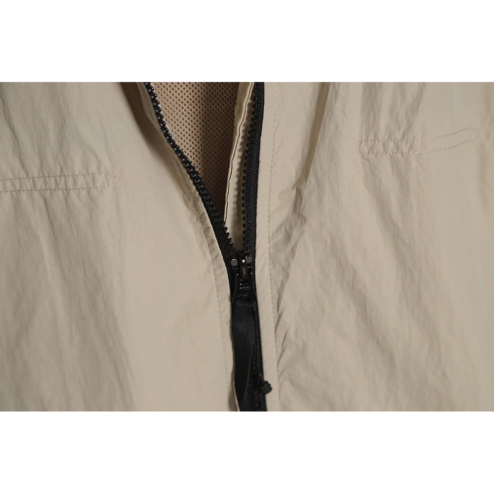 STONE ISLAND 23SS Solid Color Zipper Hooded Jacket,Stone Island Jacket,Jacket,APPAREL