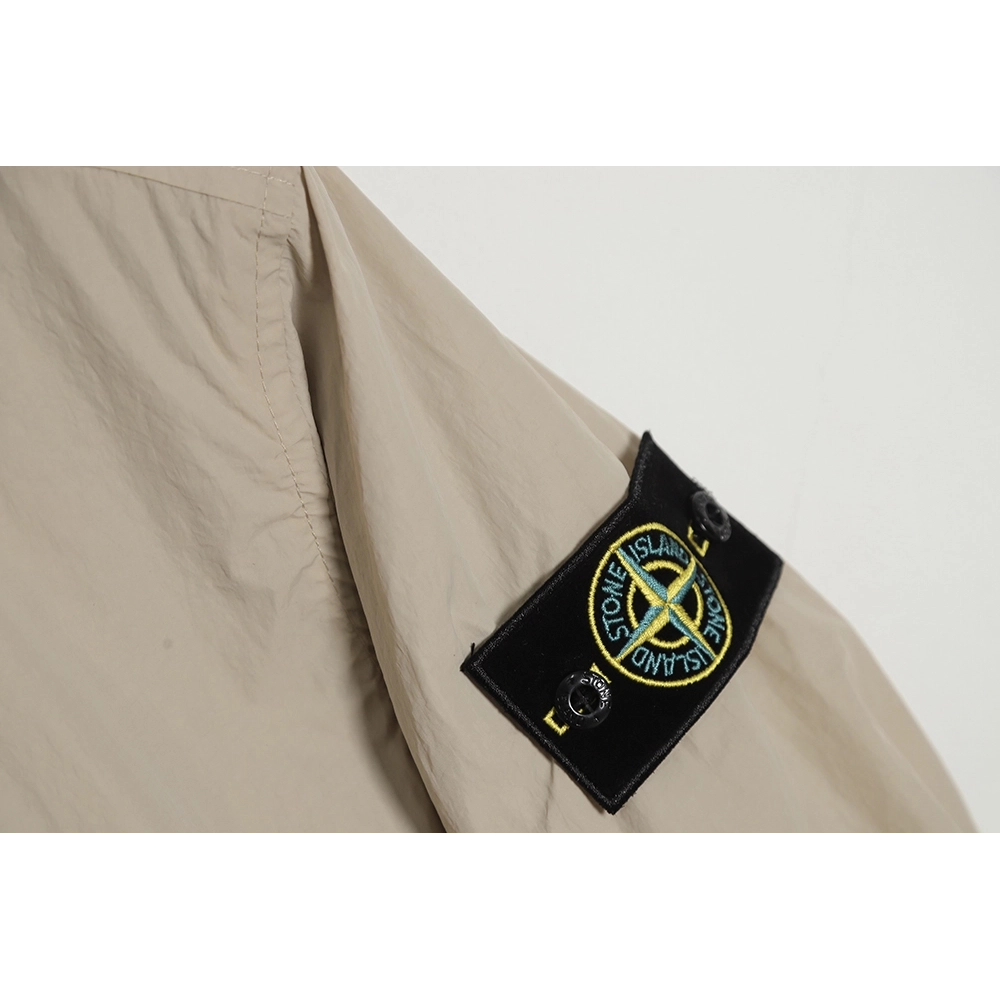 STONE ISLAND 23SS Solid Color Zipper Hooded Jacket,Stone Island Jacket,Jacket,APPAREL