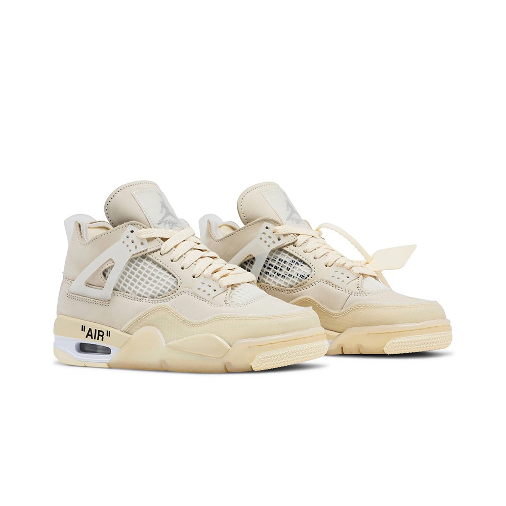 OffWhite x Air Jordan 4 Sail CV9388 100,AIR JORDAN 4,Air Jordan