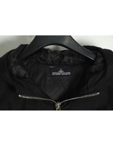 STONE ISLAND Black Ghost Shadow Series Down Jacket,Stone Island Jacket,Jacket,APPAREL