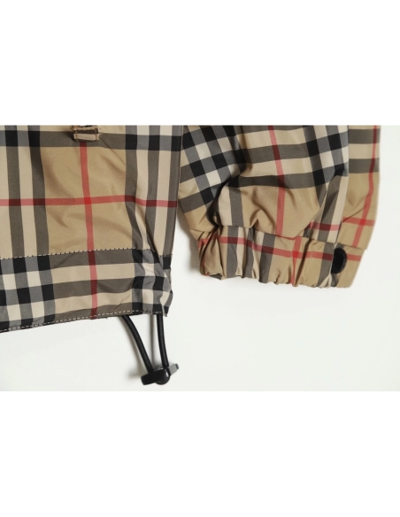 Burberry 2021 Classic Small Plaid Doublesided Jacket,Burberry Jacket,Jacket,APPAREL