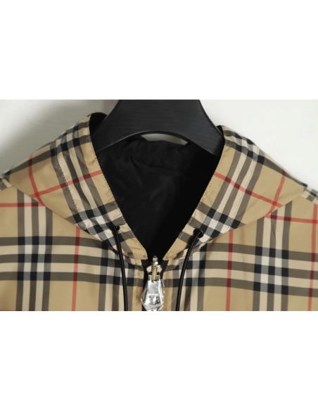 Burberry 2021 Classic Small Plaid Doublesided Jacket,Burberry Jacket,Jacket,APPAREL