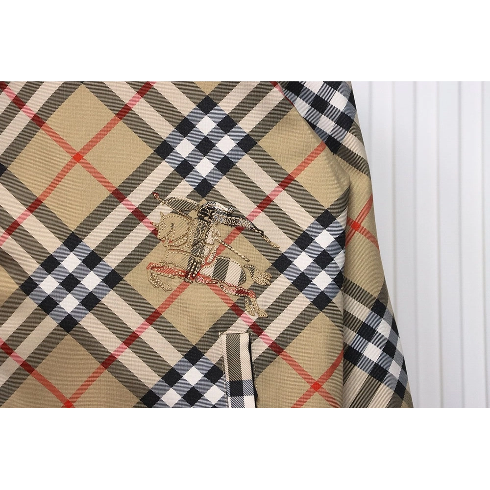 Burberry Check Warhorse Reversible Hooded Jacket,Burberry Jacket,Jacket,APPAREL
