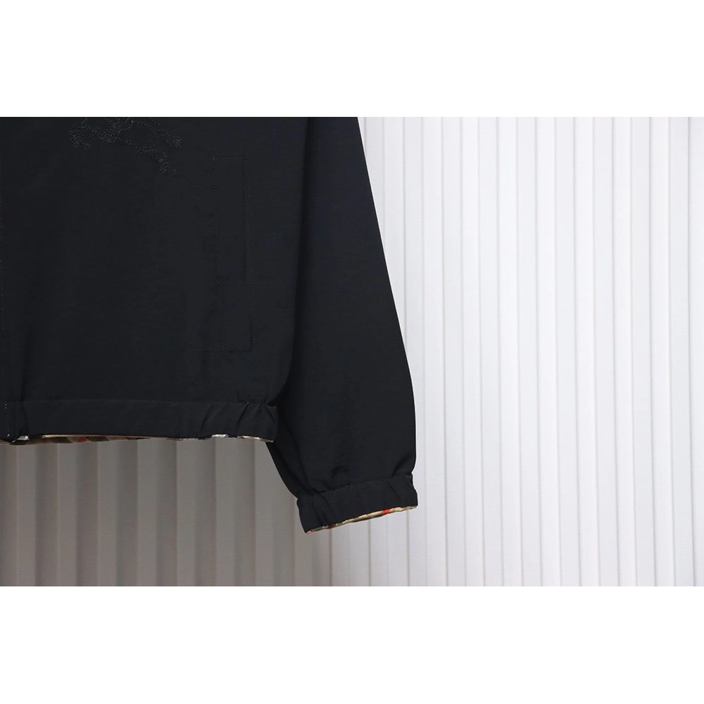 Burberry Check Warhorse Reversible Hooded Jacket,Burberry Jacket,Jacket,APPAREL