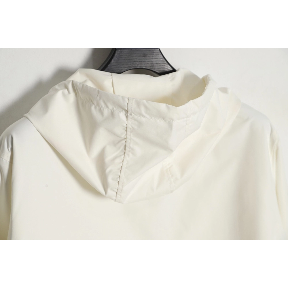 Prada 23Fw metal lock functional hooded jacket,Prada Jacket,Jacket,APPAREL