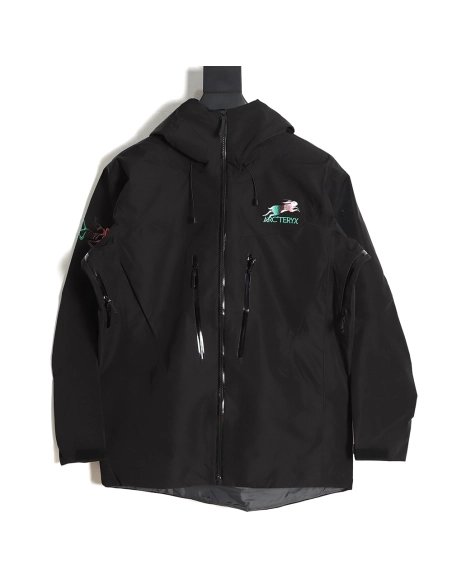 Arc`teryx Year of the Rabbit limited color logo hard shell jacket,Arcteryx Jacket,Jacket,APPAREL
