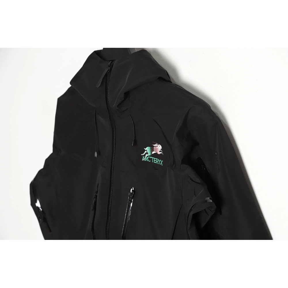 Arc`teryx Year of the Rabbit limited color logo hard shell jacket,Arcteryx Jacket,Jacket,APPAREL