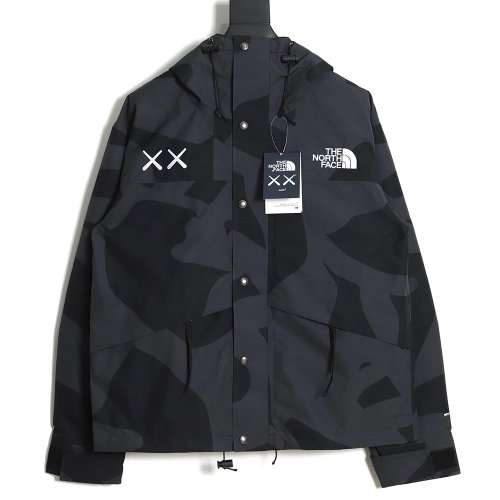 THE NORTH FACE x XX KAWS joint FW22 outdoor color matching hard shell hooded jacket TSK1,The North Face Jacket,Jacket,APPAREL