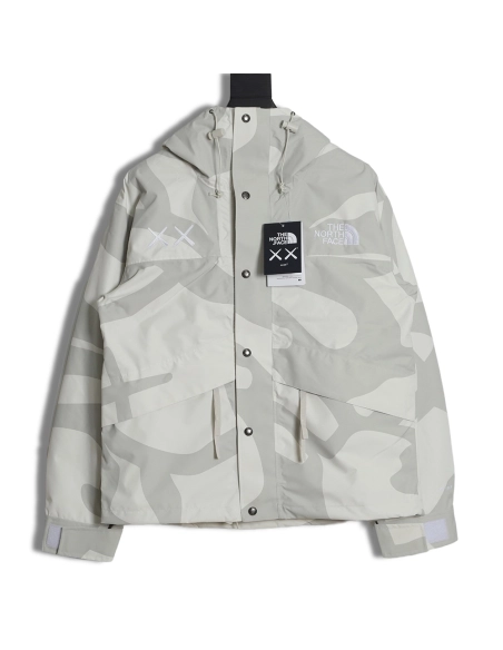 THE NORTH FACE x XX KAWS joint FW22 outdoor color matching hard shell hooded jacket,The North Face Jacket,Jacket,APPAREL