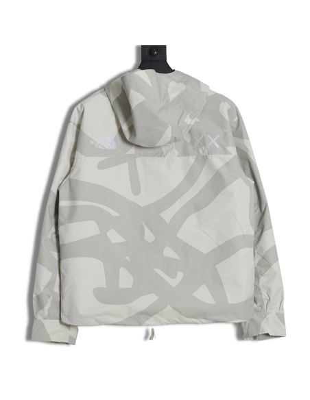 THE NORTH FACE x XX KAWS joint FW22 outdoor color matching hard shell hooded jacket,The North Face Jacket,Jacket,APPAREL