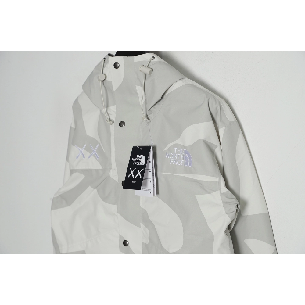 THE NORTH FACE x XX KAWS joint FW22 outdoor color matching hard shell hooded jacket,The North Face Jacket,Jacket,APPAREL