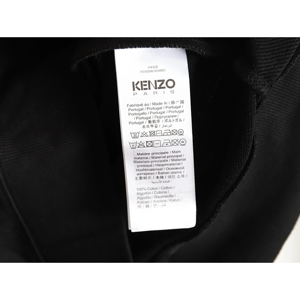 Kenzo black and white lettering zipup hooded jacket,Kenzo Jacket,Jacket,APPAREL