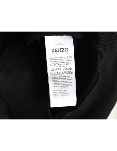 Kenzo black and white lettering zipup hooded jacket,Kenzo Jacket,Jacket,APPAREL