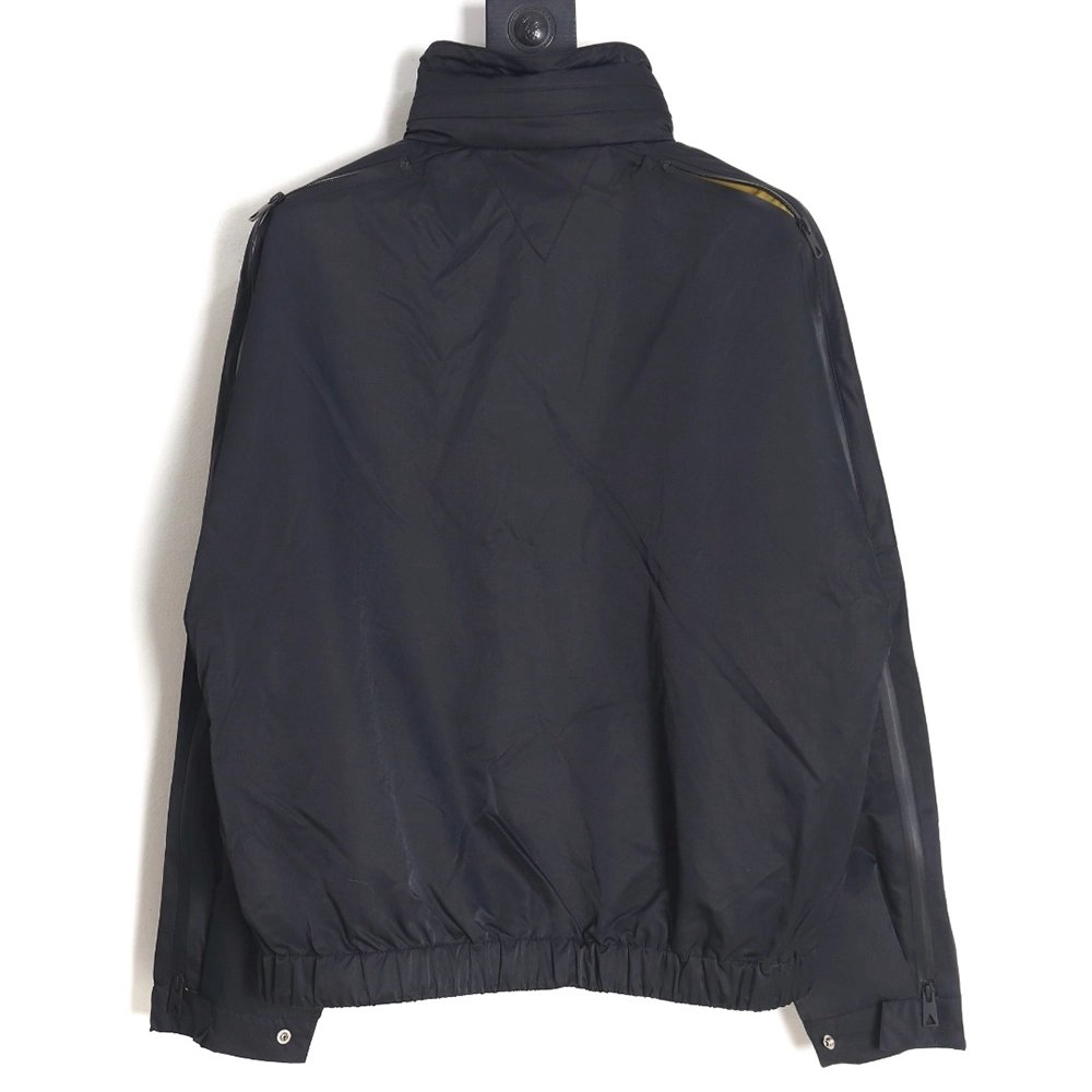 Bottega Veneta zipup laminated sports collar jacket,Bottega Veneta Jacket,Jacket,APPAREL