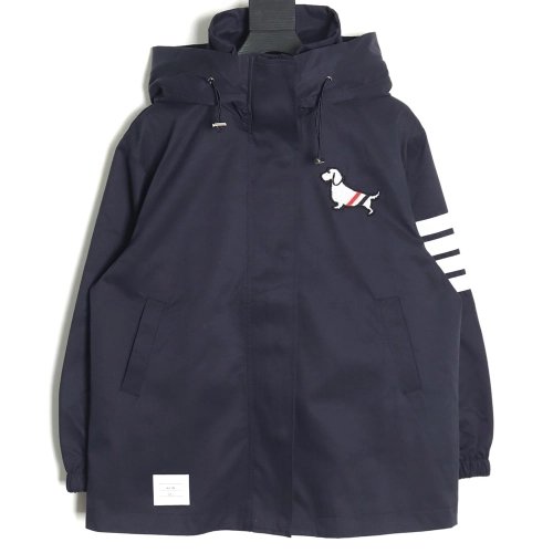 Thom Browne Puppy Hooded Jacket,Thom Browne Jacket,Jacket,APPAREL