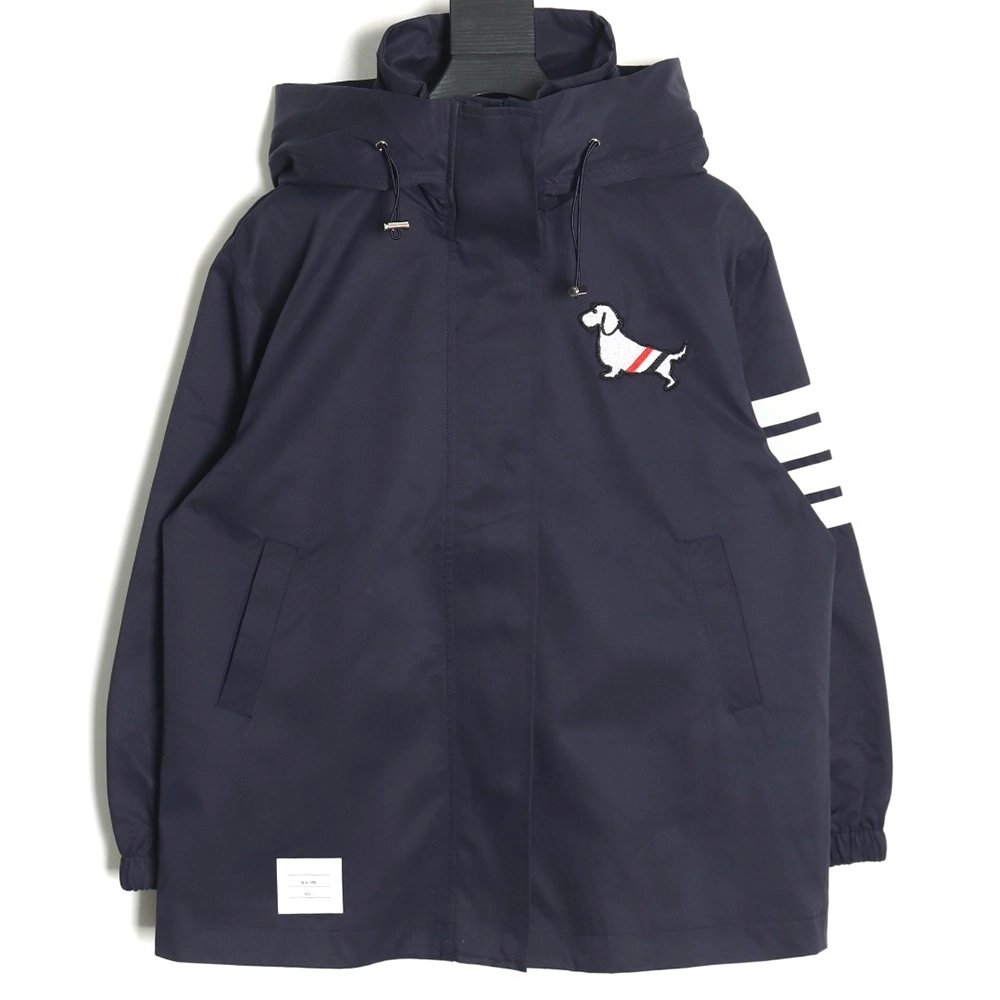 Thom Browne Puppy Hooded Jacket,Thom Browne Jacket,Jacket,APPAREL