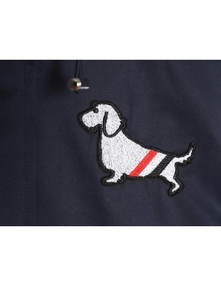 Thom Browne Puppy Hooded Jacket,Thom Browne Jacket,Jacket,APPAREL