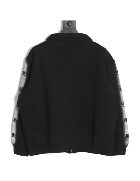 Balenciaga washed lock embroidered jacket,Balenciaga Jacket,Jacket,APPAREL