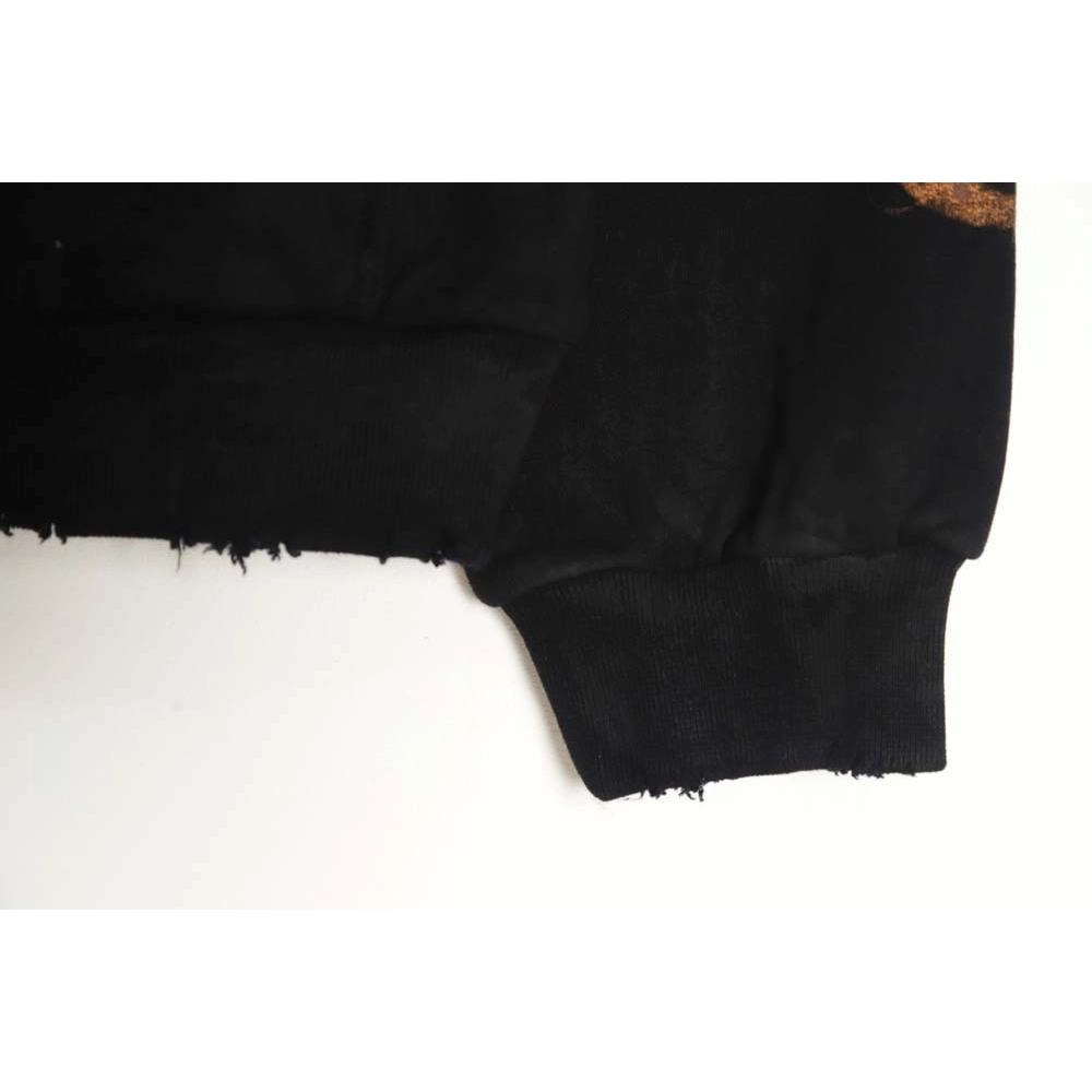 Balenciaga Balenciaga 23FW Sanskrit muddyed distressed zipper hooded jacket,Balenciaga Jacket,Jacket,APPAREL