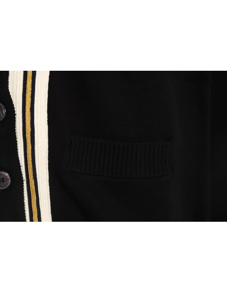 Gucci 23Fw Chest Bee Wool Cardigan Jacket,Gucci Jacket,Jacket,APPAREL