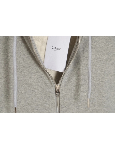 CELINE CLASSIC CAPSULE COLLECTION ZIPUP JACKET,Celine Jacket,Jacket,APPAREL