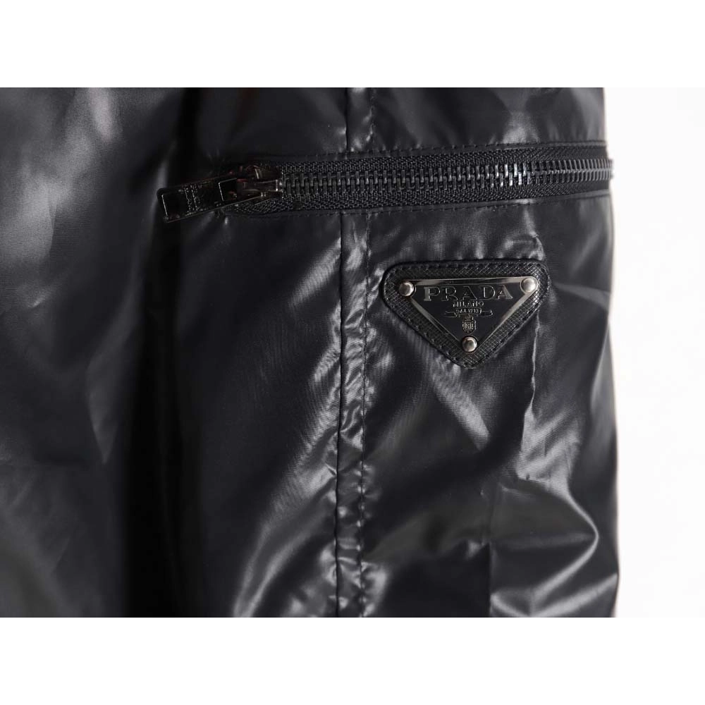 Prada 23Fw red striped cotton jacket_CM_1,Prada Jacket,Jacket,APPAREL