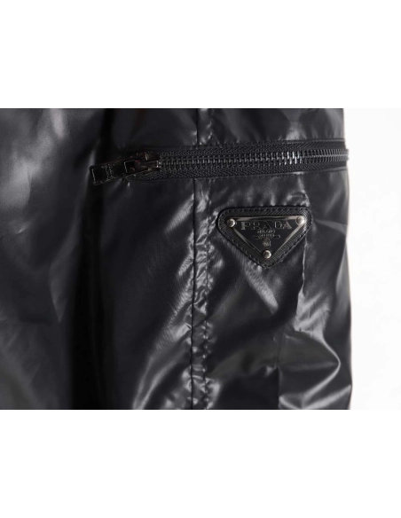 Prada 23Fw red striped cotton jacket_CM_1,Prada Jacket,Jacket,APPAREL