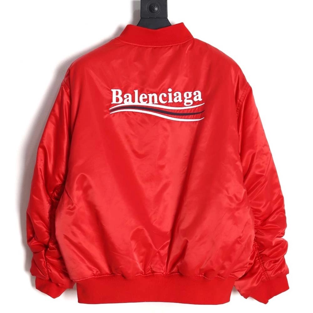 Balenciaga Balenciaga Embroidered Coke Flight Padded Jacket,Balenciaga Jacket,Jacket,APPAREL