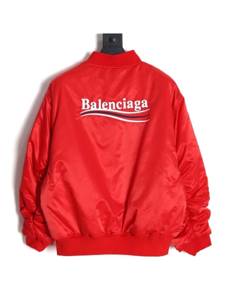 Balenciaga Balenciaga Embroidered Coke Flight Padded Jacket,Balenciaga Jacket,Jacket,APPAREL