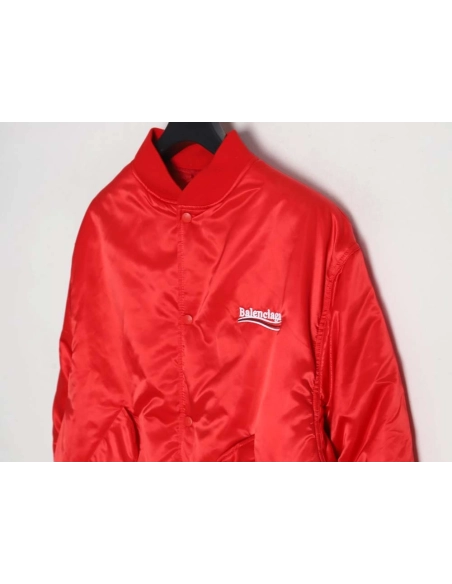 Balenciaga Balenciaga Embroidered Coke Flight Padded Jacket,Balenciaga Jacket,Jacket,APPAREL