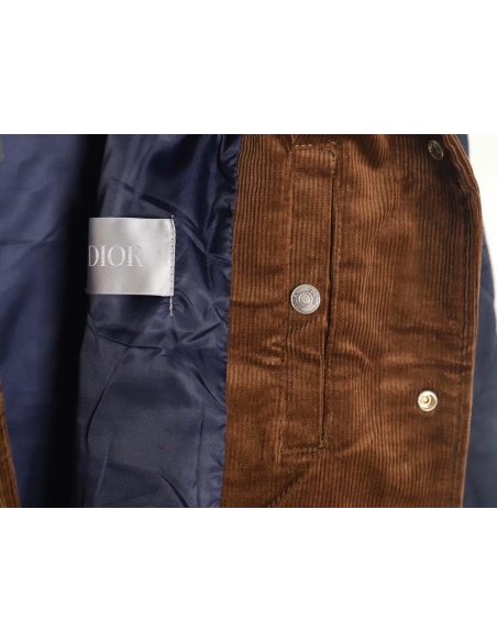 DIOR Mens Quilted Embroidered Short Bomber Jacket,Dior Jacket,Jacket,APPAREL