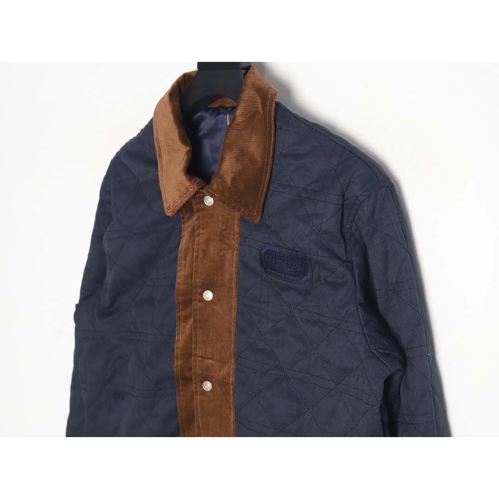 DIOR Mens Quilted Embroidered Short Bomber Jacket,Dior Jacket,Jacket,APPAREL