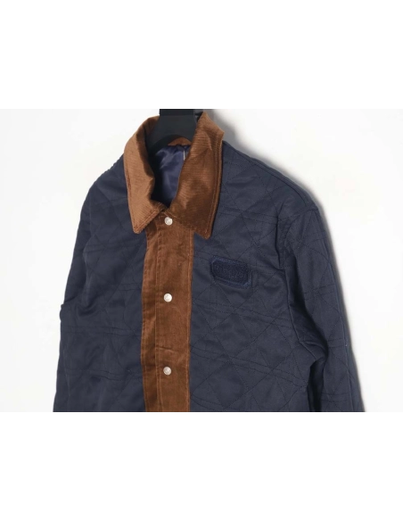 DIOR Mens Quilted Embroidered Short Bomber Jacket,Dior Jacket,Jacket,APPAREL