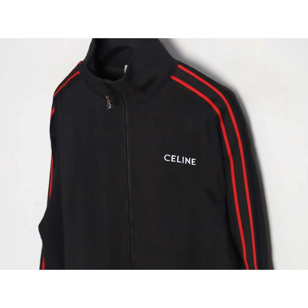 Celine 23Fw embroidered small label red edge webbing suit jacket,Celine Jacket,Jacket,APPAREL