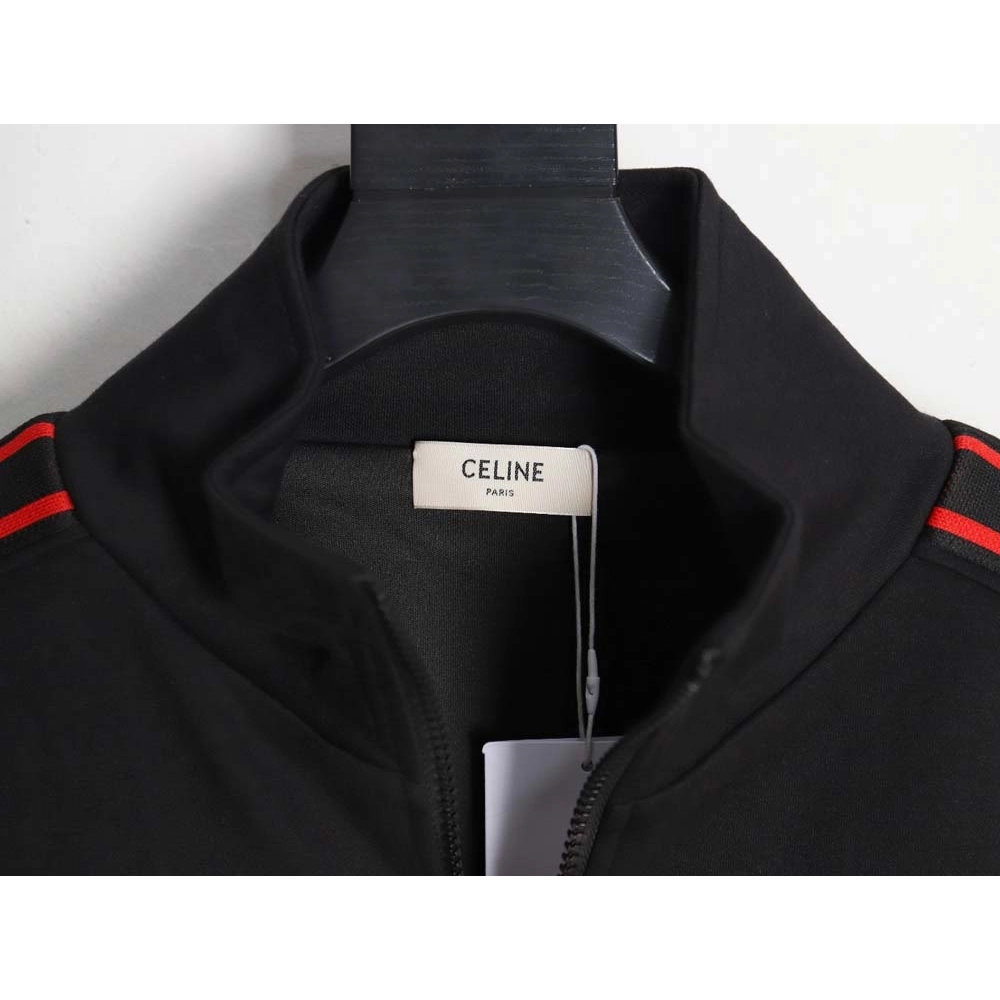 Celine 23Fw embroidered small label red edge webbing suit jacket,Celine Jacket,Jacket,APPAREL