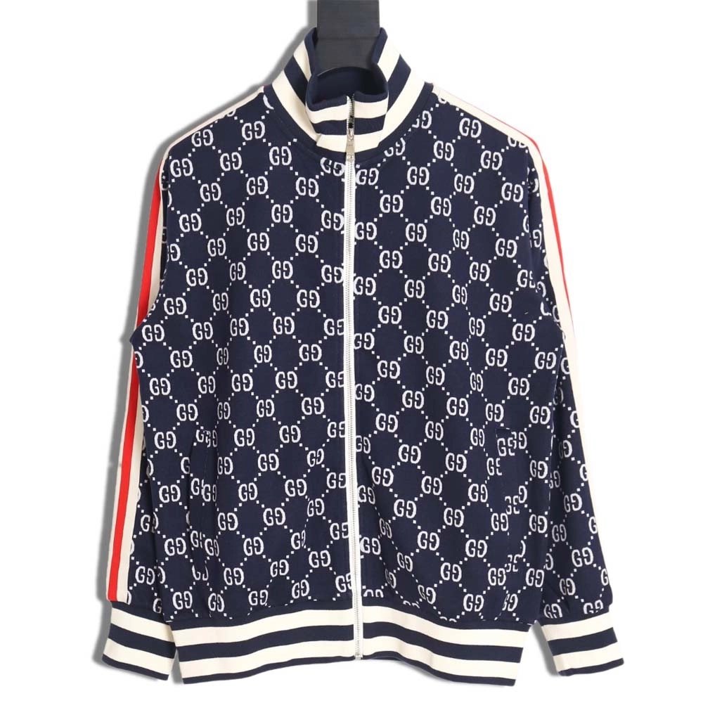 GUCCI\Gucci Gucci classic allover jacquard logo suit jacket,Gucci Jacket,Jacket,APPAREL
